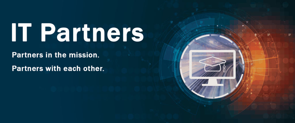 IT Partners at AHS UIUC support role banner visual